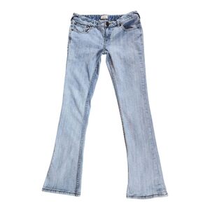 Free People Light Blue Flare Jeans